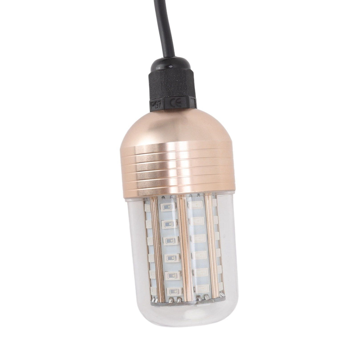 LED Fishing Light Super Bright 60 LEDs 3000lm 30W IP68 Waterproof Underwater Night Fishing Lamp 12‑60V White Light