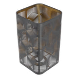 Iron Lampshade Modern Decorative Hollow Metal Lamp Shade Cover for E27 E26 Bulb Bedroom - Front View
