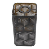 Iron Lampshade Modern Decorative Hollow Metal Lamp Shade Cover for E27 E26 Bulb Bedroom - Low Angle
