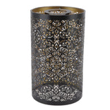 Lamp Shade Hollow Carving Metal Cylindrical Circular Pattern E27 E26 Detachable Decorative Nightstand Table Lamp Shade