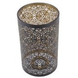Lamp Shade Hollow Carving Metal Cylindrical Circular Pattern E27 E26 Detachable Decorative Nightstand Table Lamp Shade - Extra Image
