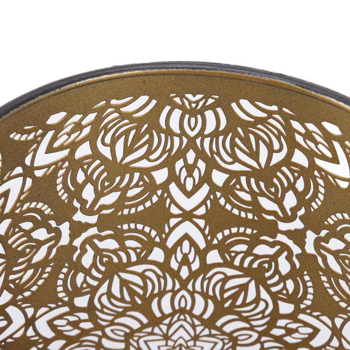 Lamp Shade Hollow Carving Metal Cylindrical Circular Pattern E27 E26 Detachable Decorative Nightstand Table Lamp Shade