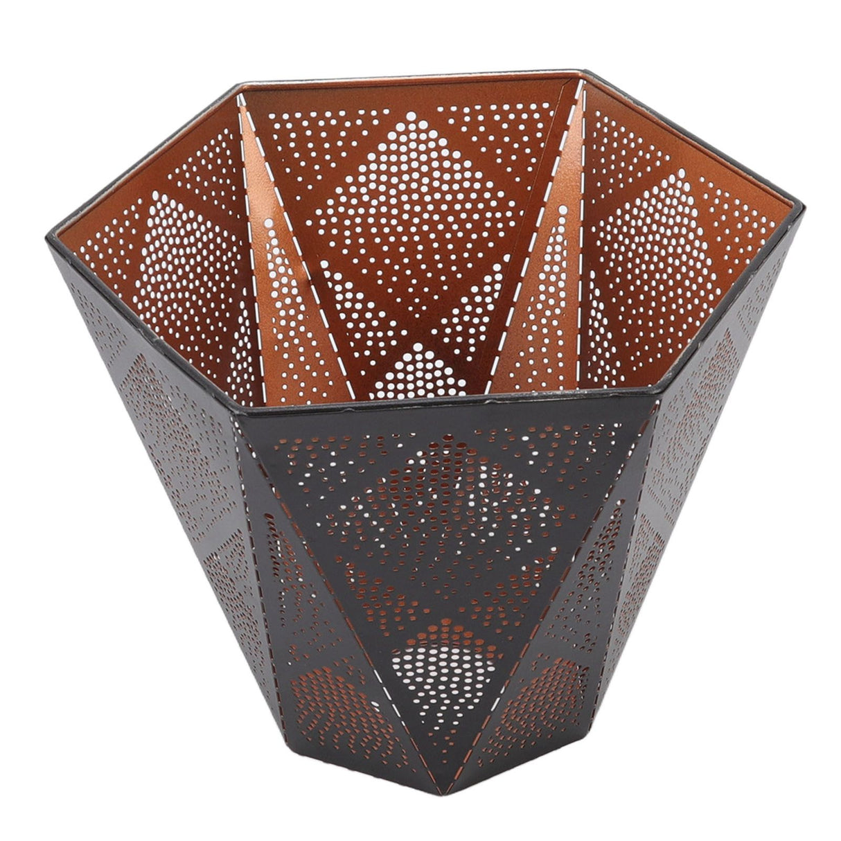 Lamp Shade Wrought Iron Hollow Design Modern Style Corrosion Resistant Table Lamp Shade for E27 E26 Lamp Holder
