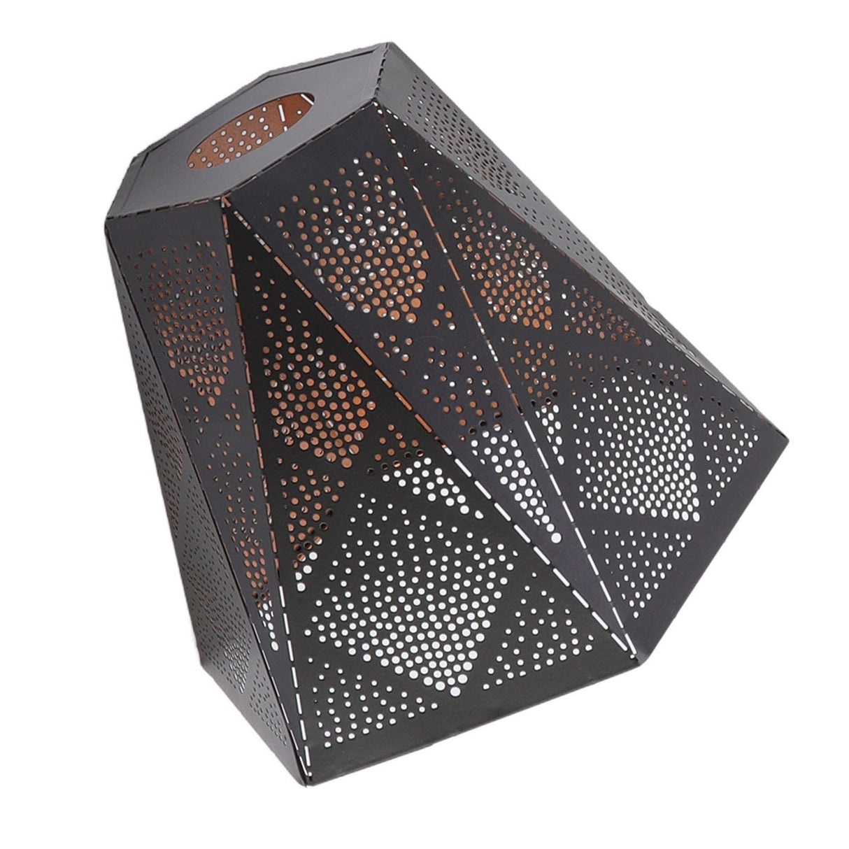 Lamp Shade Wrought Iron Hollow Design Modern Style Corrosion Resistant Table Lamp Shade for E27 E26 Lamp Holder