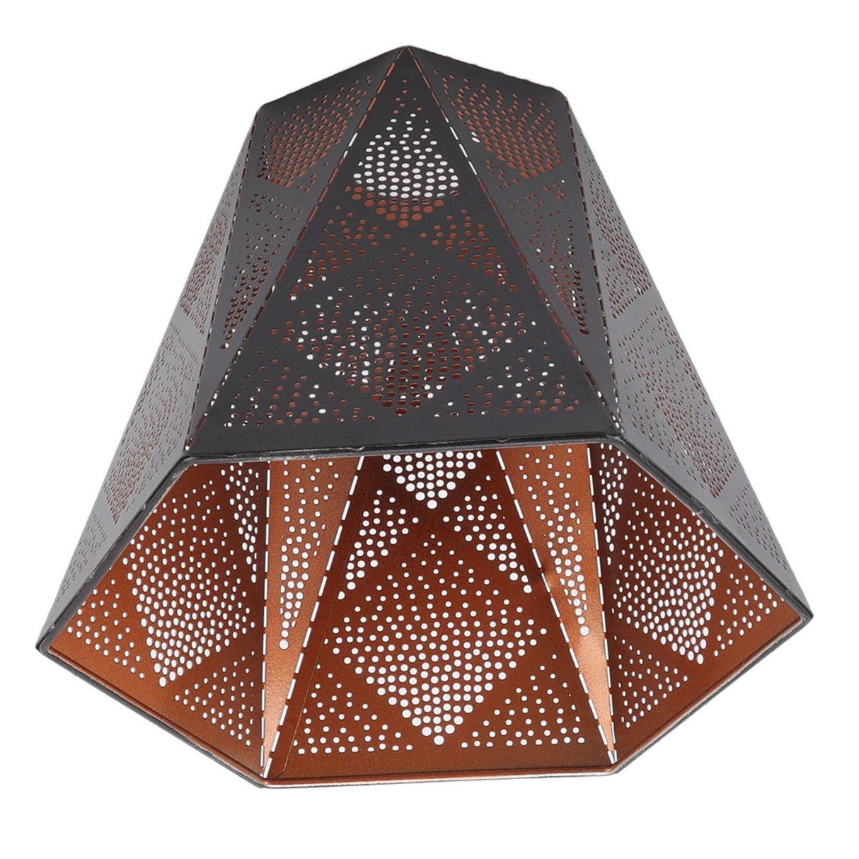 Lamp Shade Wrought Iron Hollow Design Modern Style Corrosion Resistant Table Lamp Shade for E27 E26 Lamp Holder