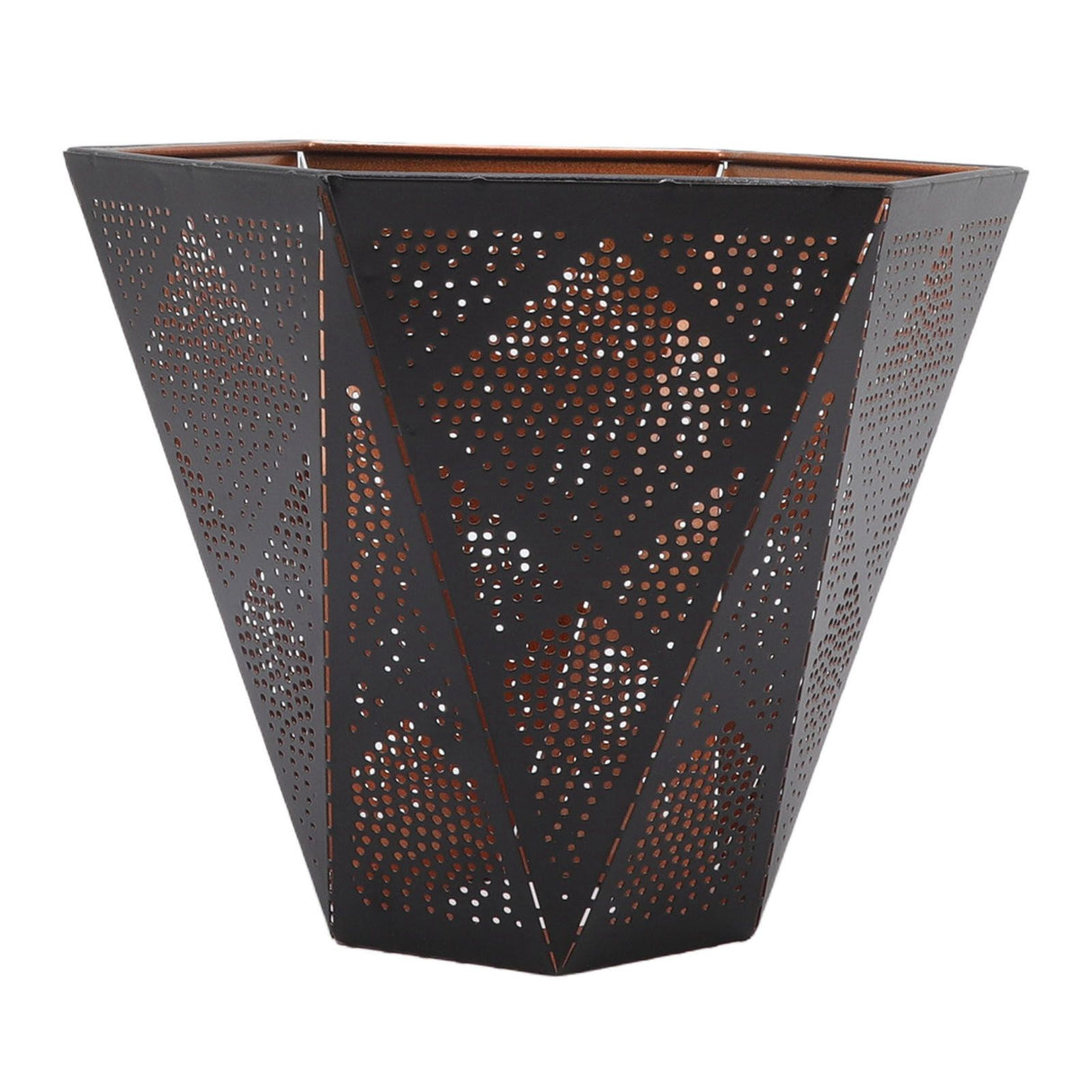 Lamp Shade Wrought Iron Hollow Design Modern Style Corrosion Resistant Table Lamp Shade for E27 E26 Lamp Holder