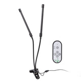 Plant Grow Light Dimmable Timing Full Spectrum USB Powered Dual Head Clip On LED Plant Lamp for Indoor 30W - Top-Down View