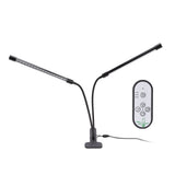 Plant Grow Light Dimmable Timing Full Spectrum USB Powered Dual Head Clip On LED Plant Lamp for Indoor 30W - Rear View