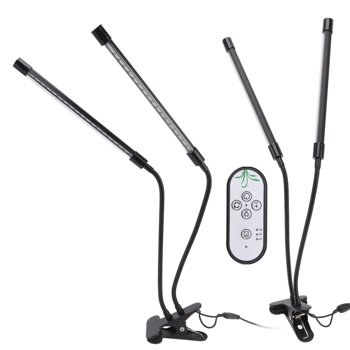 Plant Grow Light Dimmable Timing Full Spectrum USB Powered Dual Head Clip On LED Plant Lamp for Indoor 30W