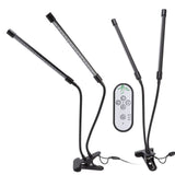 Plant Grow Light Dimmable Timing Full Spectrum USB Powered Dual Head Clip On LED Plant Lamp for Indoor 30W