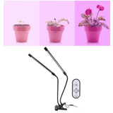 Plant Grow Light Dimmable Timing Full Spectrum USB Powered Dual Head Clip On LED Plant Lamp for Indoor 30W - Extra Image