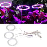 LED Plant Grow Lights Full Spectrum USB Growing Light Timing 5 Level Dimming for Indoor Plant Growing Red Blue Light - Extra Image