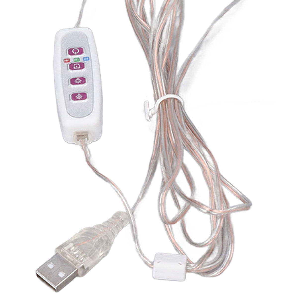 LED Plant Grow Lights Full Spectrum USB Growing Light Timing 5 Level Dimming for Indoor Plant Growing Pink Purple Light