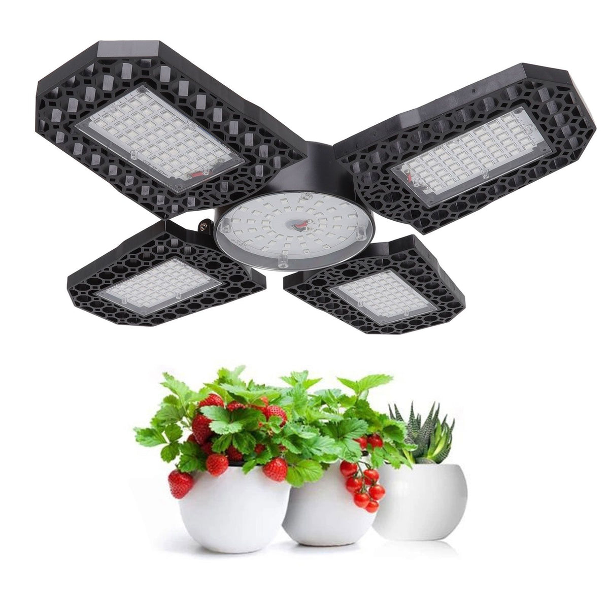 Growth Light 150W ABS Foldable LED E27 Base Plant Growing Lamp with Red Blue Spectrum For Indoor Plants 85-265V