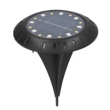 Solar Ground Lights Automatic Charging RGB LED Lamp Beads IP67 Waterproof Warm White Ground Lights Outdoor