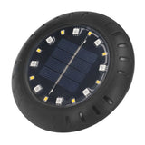Solar Ground Lights Automatic Charging RGB LED Lamp Beads IP67 Waterproof Warm White Ground Lights Outdoor