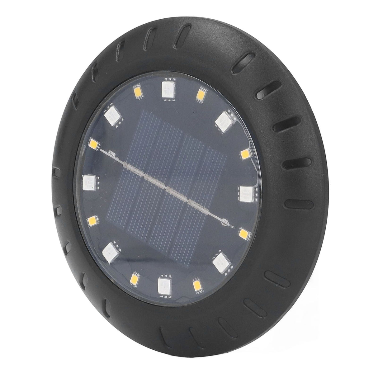 Solar Ground Lights Automatic Charging RGB LED Lamp Beads IP67 Waterproof Warm White Ground Lights Outdoor