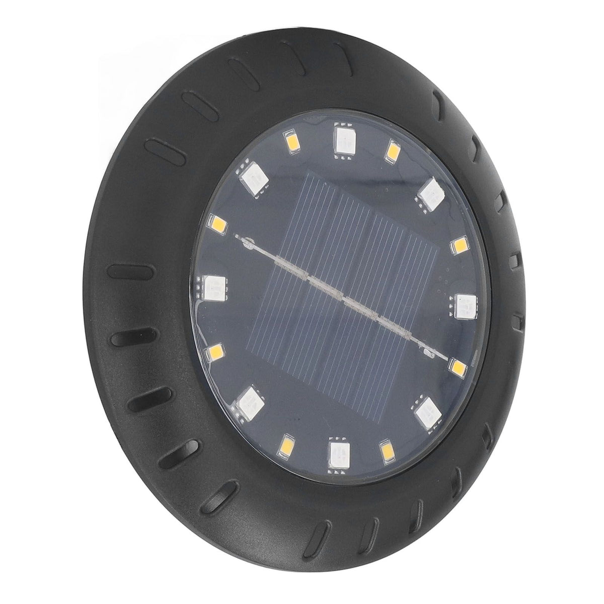 Solar Ground Lights Automatic Charging RGB LED Lamp Beads IP67 Waterproof Warm White Ground Lights Outdoor