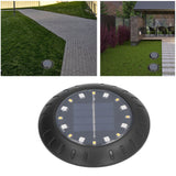 Solar Ground Lights Automatic Charging RGB LED Lamp Beads IP67 Waterproof Warm White Ground Lights Outdoor - Extra Image