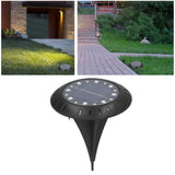 Solar Ground Lights Automatic Charging RGB LED Lamp Beads IP67 Waterproof Warm White Ground Lights Outdoor - Extra Image