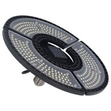 LED Bay Light 60W Waterproof 288 Lamp Beads Foldable 3 Leaf E26 E27 Garage Light for Basements 100 to 277V