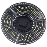 LED Bay Light 60W Waterproof 288 Lamp Beads Foldable 3 Leaf E26 E27 Garage Light for Basements 100 to 277V