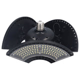 LED Bay Light 60W Waterproof 288 Lamp Beads Foldable 3 Leaf E26 E27 Garage Light for Basements 100 to 277V