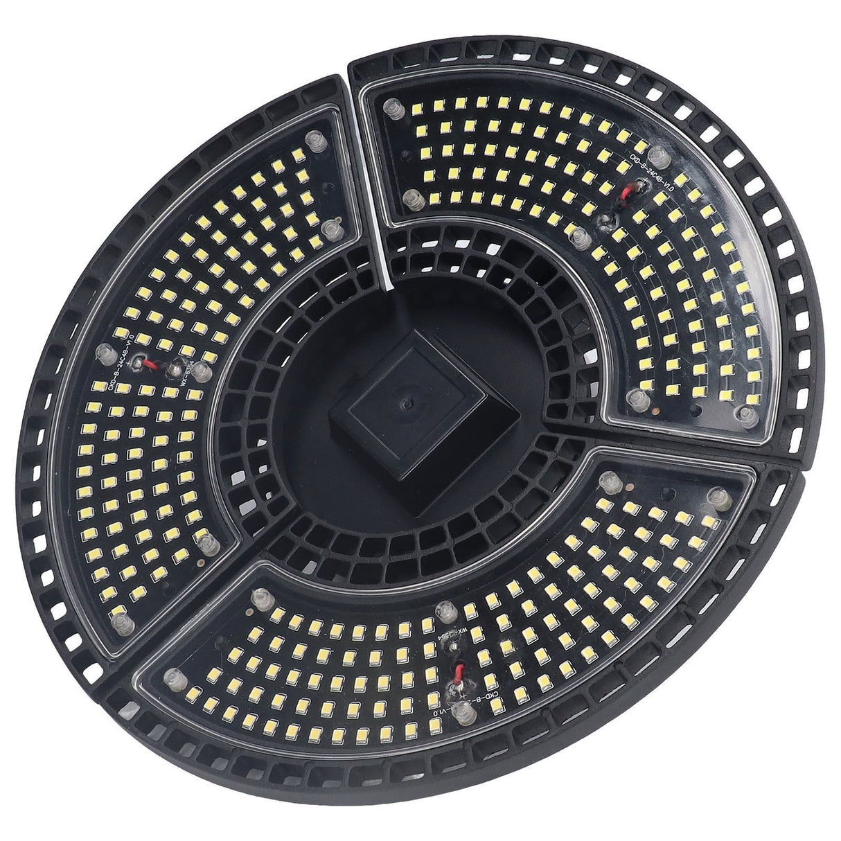 LED Bay Light 60W Waterproof 288 Lamp Beads Foldable 3 Leaf E26 E27 Garage Light for Basements 100 to 277V
