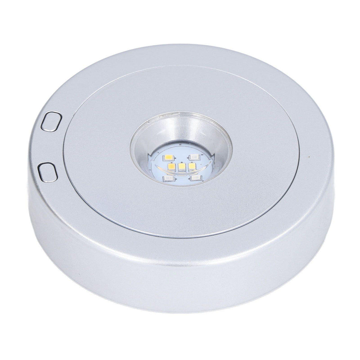 LED Display Base USB RGB Colorful Light Rotating Crystal Display Base Stand for Bottle Jewellery Handicraft
