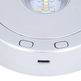 LED Display Base USB RGB Colorful Light Rotating Crystal Display Base Stand for Bottle Jewellery Handicraft