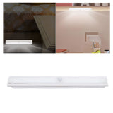 Motion Sensor LED Closet Light White Night Lamp Ultrathin for Kitchen Cabinet Bedroom Stairways
