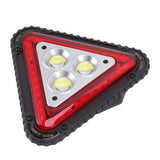 COB Work Light Triangle Multifunctional Warning Red Floodlight USB Charging Car Repairing Floodlight for Car Emergency