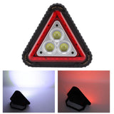 COB Work Light Triangle Multifunctional Warning Red Floodlight USB Charging Car Repairing Floodlight for Car Emergency