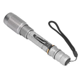 Telescopic Zoomable Flashlight 5 Lighting Modes 5000LM Waterproof Bright Flashlight for Outdoor Adventure Camping Home Gray