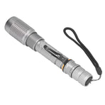 Telescopic Zoomable Flashlight 5 Lighting Modes 5000LM Waterproof Bright Flashlight for Outdoor Adventure Camping Home Gray