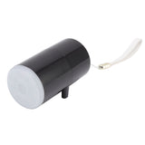 Electric Vacuum Pump USB Charging Inflatable Pump with 4 Lighting Gear for Outdoor Camping Black