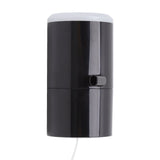 Electric Vacuum Pump USB Charging Inflatable Pump with 4 Lighting Gear for Outdoor Camping Black - Top-Down View