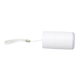 Electric Vacuum Pump USB Charging Inflatable Pump with 4 Lighting Gear for Outdoor Camping White