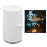Electric Vacuum Pump USB Charging Inflatable Pump with 4 Lighting Gear for Outdoor Camping White - Extra Image