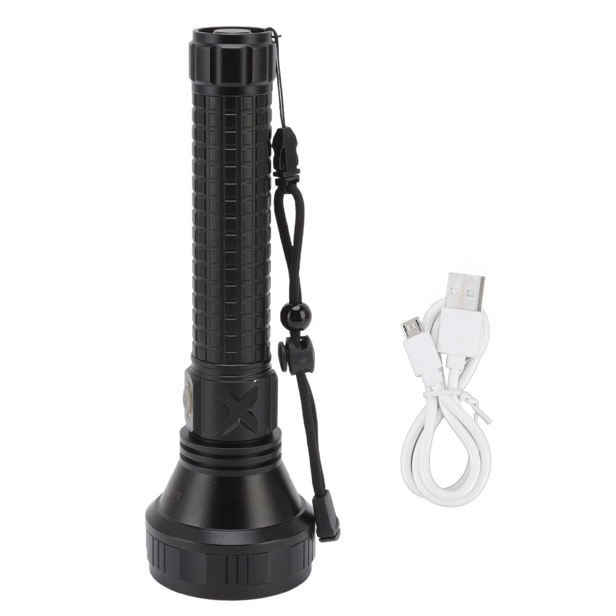 SST40 Powerful Flashlight Three Light Modes Long Range Torch Emergency Flashlight for Outdoor Adventure Camping Hiking