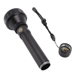 SST40 Powerful Flashlight Three Light Modes Long Range Torch Emergency Flashlight for Outdoor Adventure Camping Hiking