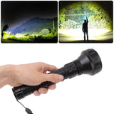 SST40 Powerful Flashlight Three Light Modes Long Range Torch Emergency Flashlight for Outdoor Adventure Camping Hiking