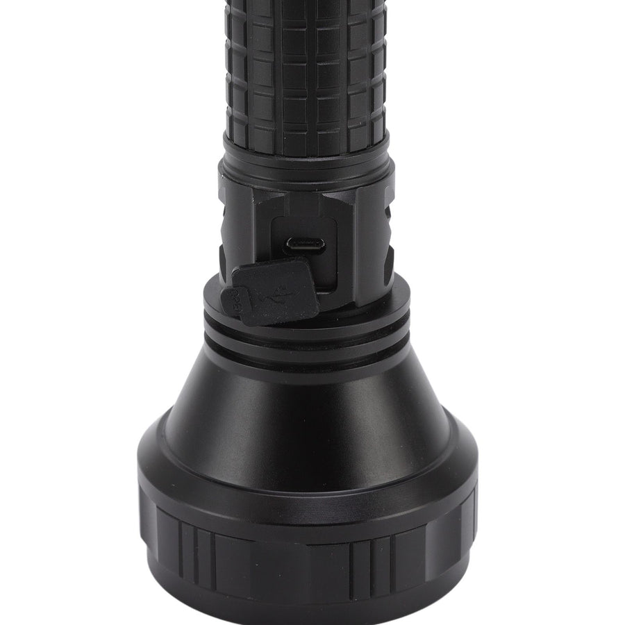 SST40 Powerful Flashlight Three Light Modes Long Range Torch Emergency Flashlight for Outdoor Adventure Camping Hiking
