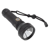 Flashlight Aluminum Alloy 8000lm Three Light Modes Waterproof Flashlight for Household Emergency Camping Hiking Traveling