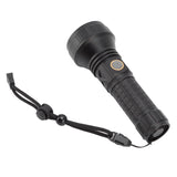 Flashlight Aluminum Alloy 8000lm Three Light Modes Waterproof Flashlight for Household Emergency Camping Hiking Traveling