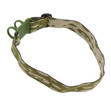Elastic Headlamp Strap Adjustable Headlight Band Outdoor Riding Headlight Belt for 22 to 32mm Diameter Torches - Rear View