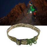Elastic Headlamp Strap Adjustable Headlight Band Outdoor Riding Headlight Belt for 22 to 32mm Diameter Torches