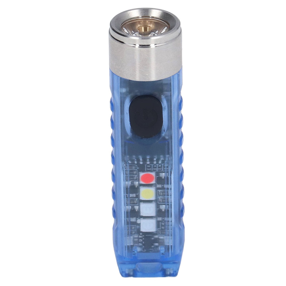Keychain Flashlight 10 Lighting Modes 5LED TYPE C Fast Charging IP65 Waterproof Portable Keychain Light with Magnetic Base Blue