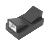 Double Head Wall Light Outdoor Waterproof LED Hallway Wall Light Stair Up and Down Wall Lamp White Light 12W AC85‑265V - Side View