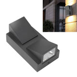 Double Head Wall Light Outdoor Waterproof LED Hallway Wall Light Stair Up and Down Wall Lamp White Light 12W AC85‑265V